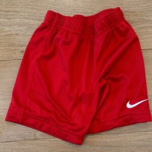 Nike Kids Bright Red Sports Shorts